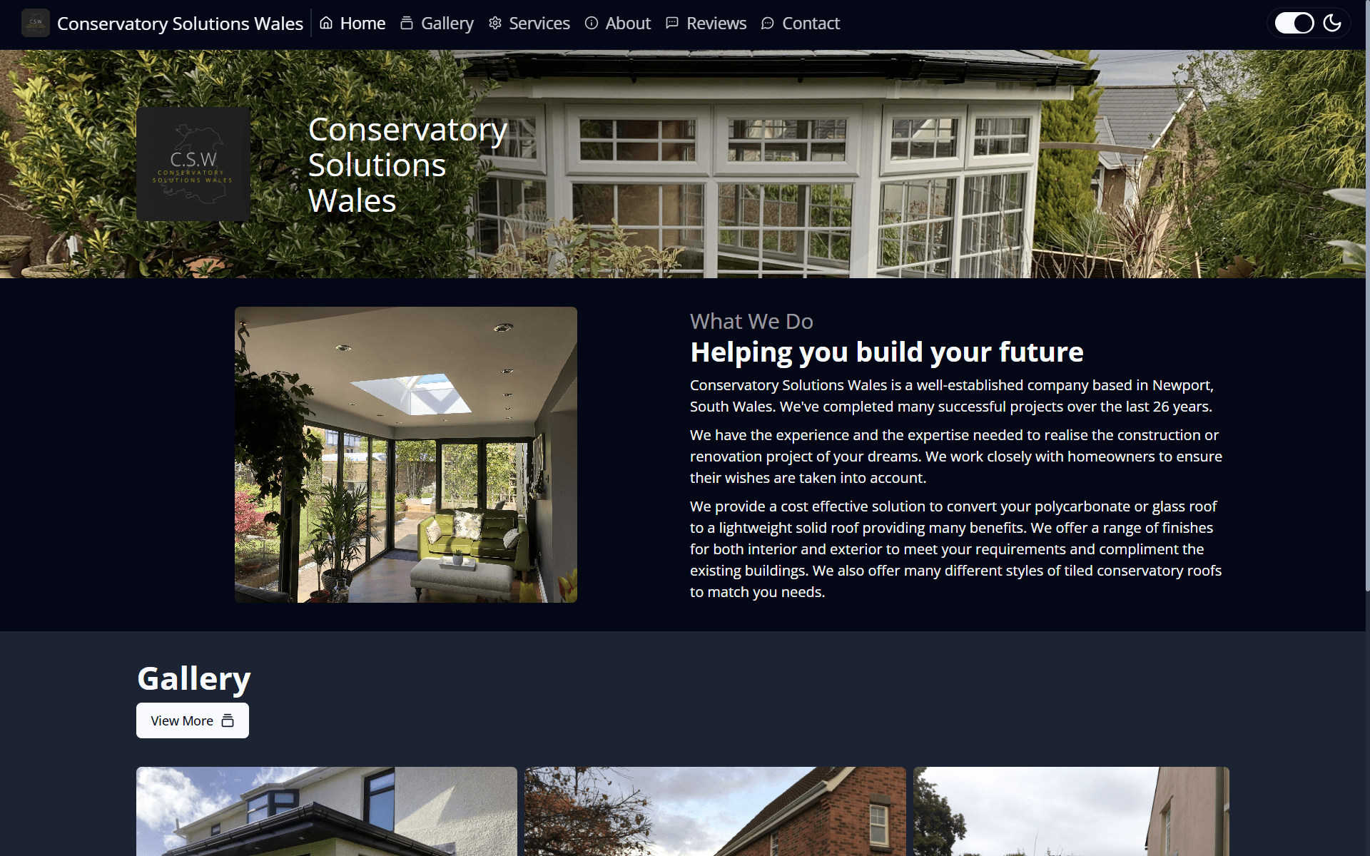Conservatory Solutions Wales